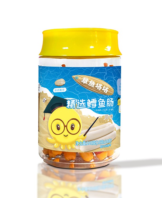 健康美味的儿童营养小零食——章鱼塔塔精选鳕鱼肠，多种口味任意选择