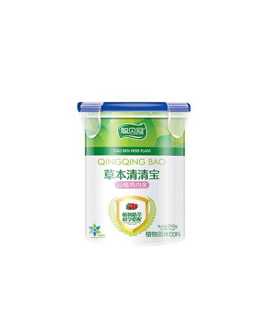 宝宝经常积食怎么办？快试试聪贝冠山楂鸡内金清清宝吧！