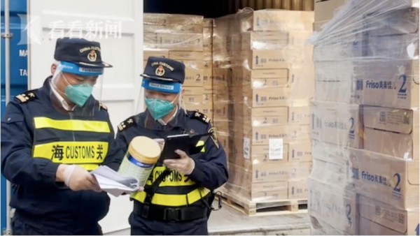 8.6万罐奶粉快速通关！上海海关全力畅通绿色通道