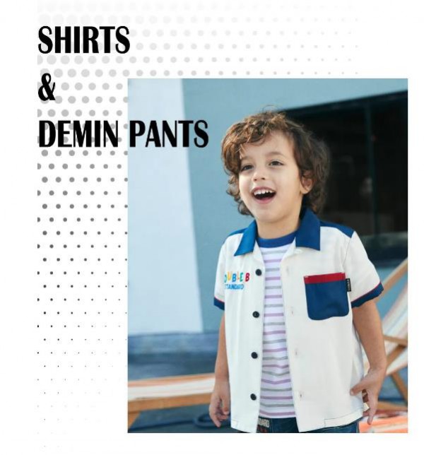MIKIHOUSE| SHIRTS&DENIM PANTS 洒脱 随性！