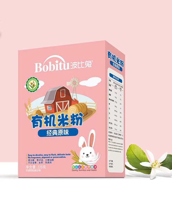 宝宝辅食如何选购 波比兔有机米粉系列好不好
