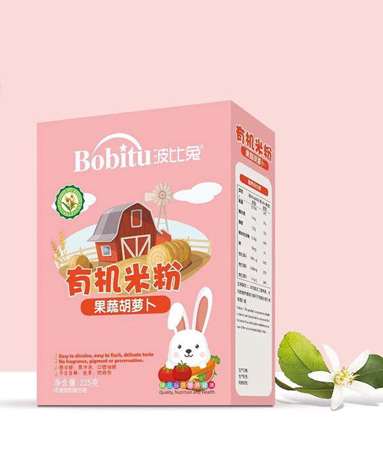 宝宝辅食如何选购 波比兔有机米粉系列好不好