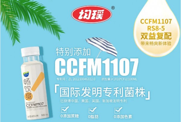 双益复配，味动力畅饮爽益生菌乳酸菌饮品上市