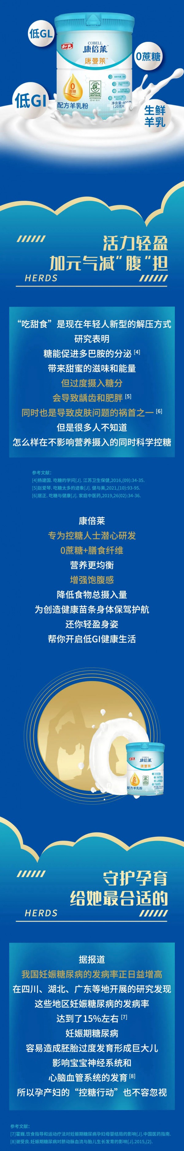 专为控糖人群量身定制 | 和氏首款低GI羊奶粉康倍莱震撼上市！