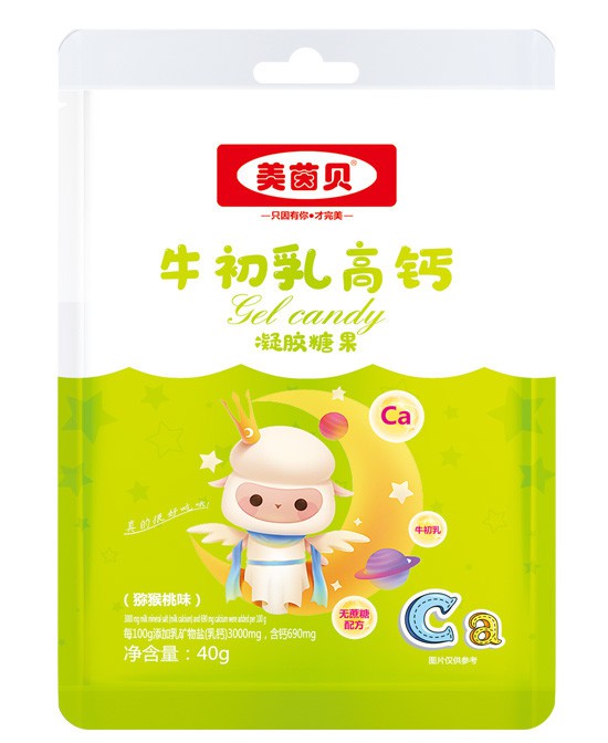 婴幼儿凝胶糖果怎么选？美茵贝牛初乳高钙健康好营养！