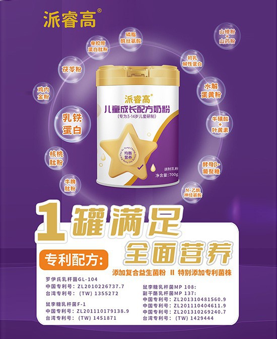 普瑞塔-pritta派睿高儿童成长配方奶粉——宝宝健康成长的智慧选择！