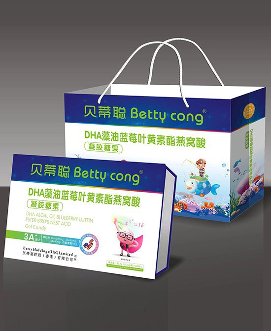 为宝宝的眼睛加油，充盈DHA：贝蒂聪DHA藻油叶黄素酯燕窝酸凝胶糖果，宝宝明亮眼神的秘诀！