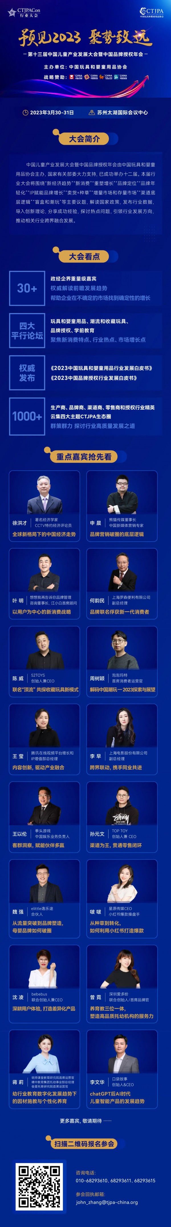 重磅嘉宾云集 第十三届中国儿童产业发展大会暨中国品牌授权年会与您相约苏州