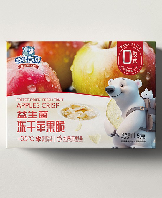 晓熊威威益生菌冻干果脆 一款适合小朋友的小零食