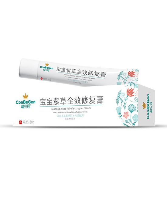 宝宝湿疹不可怕！试试聪贝冠（洗护）宝宝紫草全效修复膏！