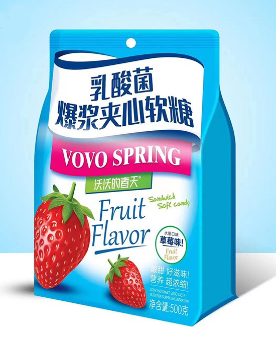 抓住宝宝成长黄金期 沃沃的春天乳酸菌爆浆夹心软糖全面补充儿童营养所需！
