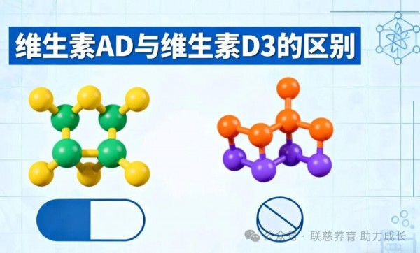 育儿须知：维生素AD和维生素D3区别