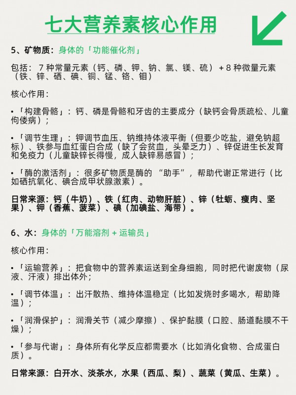 建议收藏：揭秘人体运转的底层逻辑！从能量到修复，7大营养素全解析。