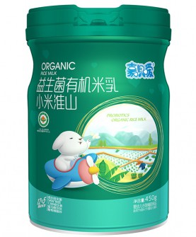 嘉呗嗳小米淮山铁益生菌有机米乳：为全家健康撑起一面坚固的盾牌！