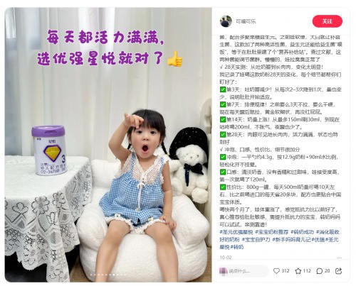 逆势增长102%：圣元优强星悦如何以“梯度小分子”新范式破内卷