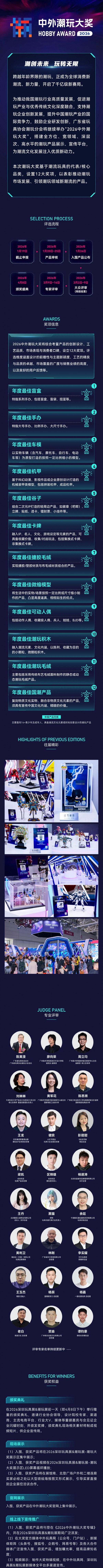 2026中外玩具&潮玩大奖正式启动！