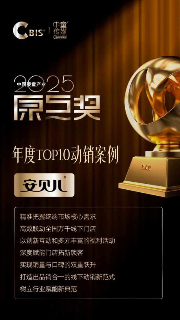 大道至简！安贝儿逆势增长斩获原点奖，是做对了这两件事