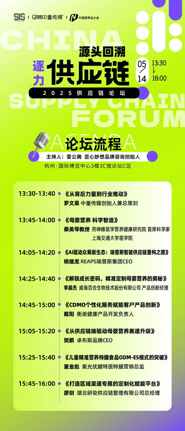 【营养品大会】一文带你看懂2025营养健康市场八大黄金赛道