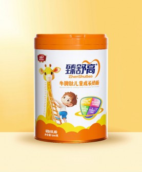 美庐（甄舒高）牛脾肽儿童成长奶粉,好营养，好品质，宝宝饮用更放心！