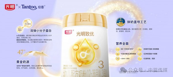 月售16万罐，回购率超过75%，光明致优小分子奶粉凭配方+品质+市场三重优势笑傲小分子市场