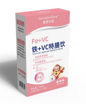 莱思牛顿铁+VC特膳饮——双重营养，活力满格！
