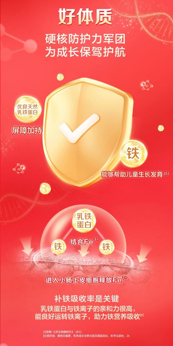 每周一品 | 钙足好吸收，长高没烦恼！贝因美红爱儿童奶粉，助力儿童出色成长