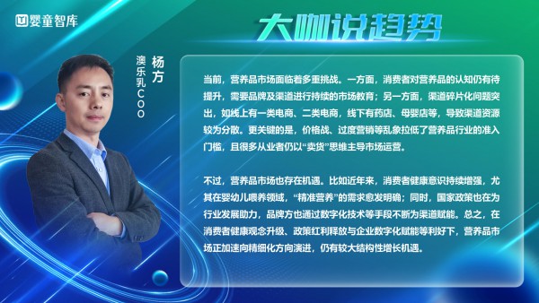 营养品洗牌加速？14位大咖说透行业的“危”与“机”！