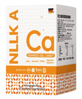 纽力康海藻凝胶糖果(Ca)：天然钙质新选择，守护骨骼健康每一天！
