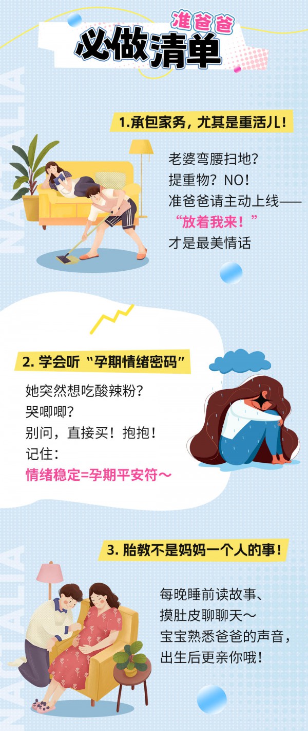 准爸爸在老婆孕期必做10件事！别说没提醒你~
