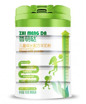 智萌哒儿童成长配方羊奶粉：全面助力孩子体格与智力发育！