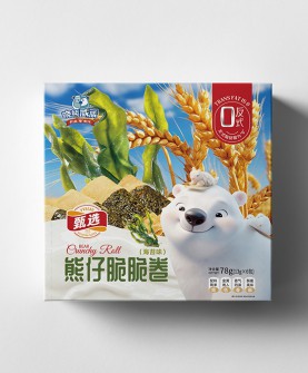 晓熊威威熊仔脆脆卷海苔味：6个爸爸的健康梦想，为宝宝带来安全美味！