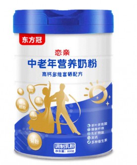 贝因美东方冠中老年营养奶粉——科学配方守护健康晚年！