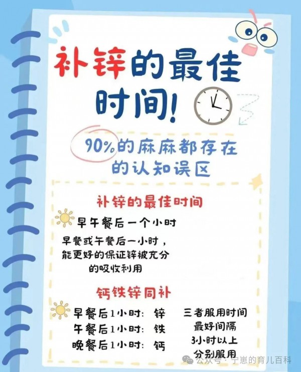 科普｜锌在每天什么时候补最好？