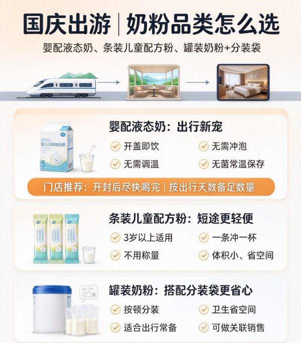 国庆出游食品怎么选？门店推荐要抓住“便携+分龄”两大关键