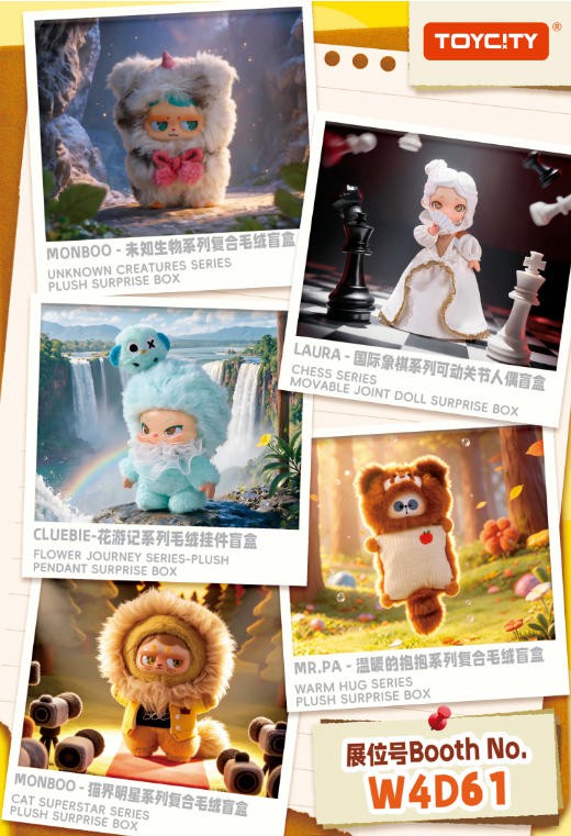 52TOYS、集卡社、黑岩射手、卡卡沃、TOYCITY、卡皮巴拉等品牌已就位