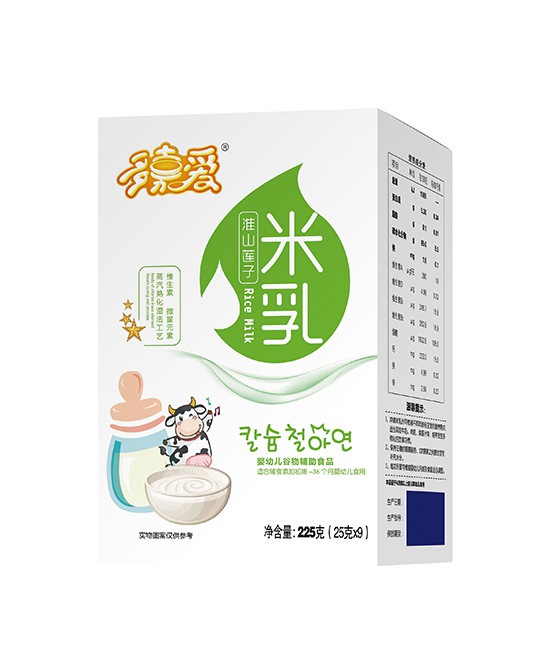 多嘉爱淮山莲子米乳 宝宝辅食的温柔之选!