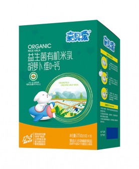 给宝宝的爱从第一口辅食开始，嘉呗嗳胡萝卜微D钙益生菌有机米乳开启营养新篇章！