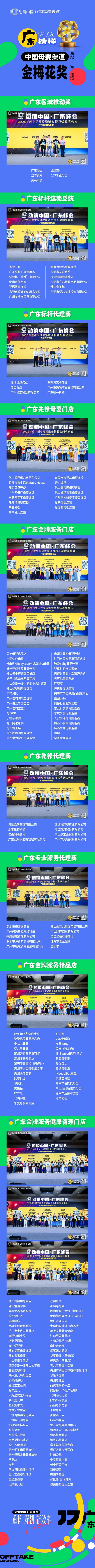 全新升级！200+“金梅花奖”荣耀加冕，致敬广东母婴渠道榜样力量