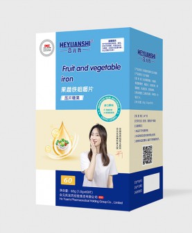 合元氏果蔬铁咀嚼片：轻松补铁，活力之源！