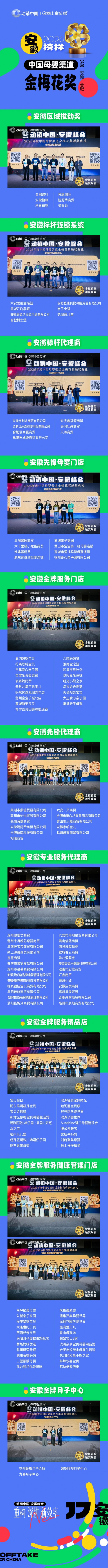 荣耀时刻！150+"金梅花奖"花落安徽，致敬安徽母婴渠道的深耕价值与专业力量！