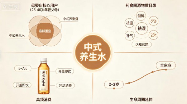 年轻人追捧的5亿“古方快乐水”市场，蕴藏母婴业全家营养的新机遇