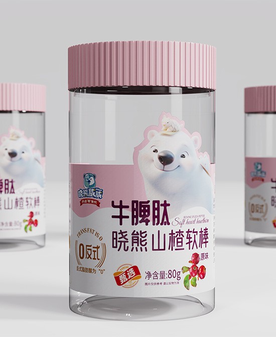 让活力更近一点， 晓熊威威牛脾肽山楂软棒！
