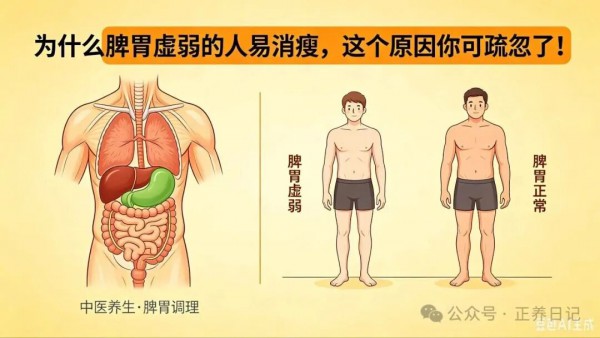 为什么脾胃虚弱的人易消瘦，这个原因你可疏忽了！