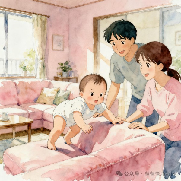 宝宝从扶站到敢松手，中间隔着的可不只是一两个月