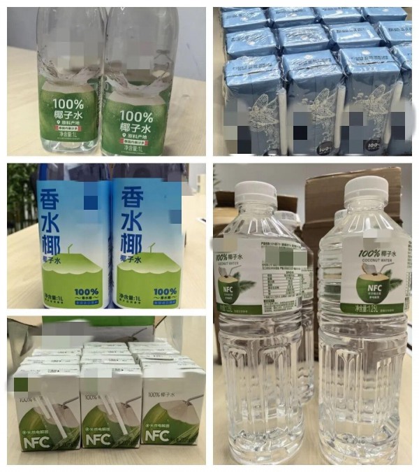 “100%椰子水”再调查：又有5款送检产品均显示“外源水、糖添加”，涉及这些品牌——