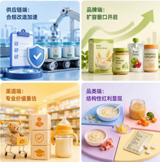 婴幼儿辅食监管升级，600亿市场迈入新阶段，谁能抢占先机？