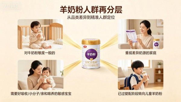 低敏、A2、特配、羊奶、有机......细分奶粉品类的突围战，谁能真正跑通动销？