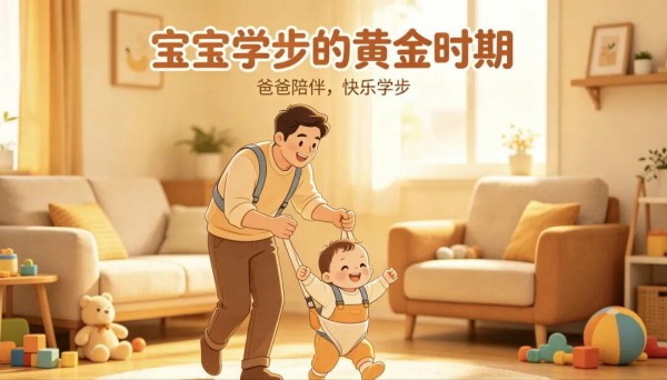 宝宝学步不用急！抓住10–18个月黄金期，帮娃稳稳迈出第一步
