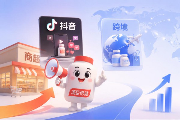 被对手反超后，这个保健品巨头开始猛攻抖音了