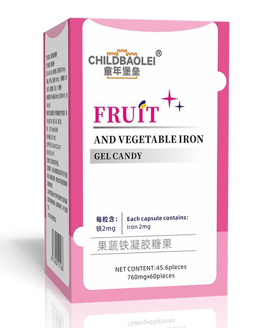 天然果蔬好铁源，守护宝宝成长力——童年堡垒果蔬铁凝胶糖果！